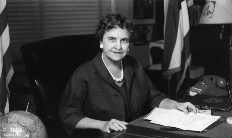 Today is the birthday of Frances Bolton, Ohio’s first Congresswoman! Born in 1885, she advocated education, healthcare, and civil rights. She is known for calling for the desegregation of military nursing units in WWI and working for racial equality and equal pay.