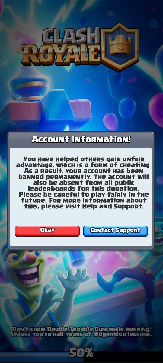 Bye Ladder
Thanks to clash royale banned me for no reason