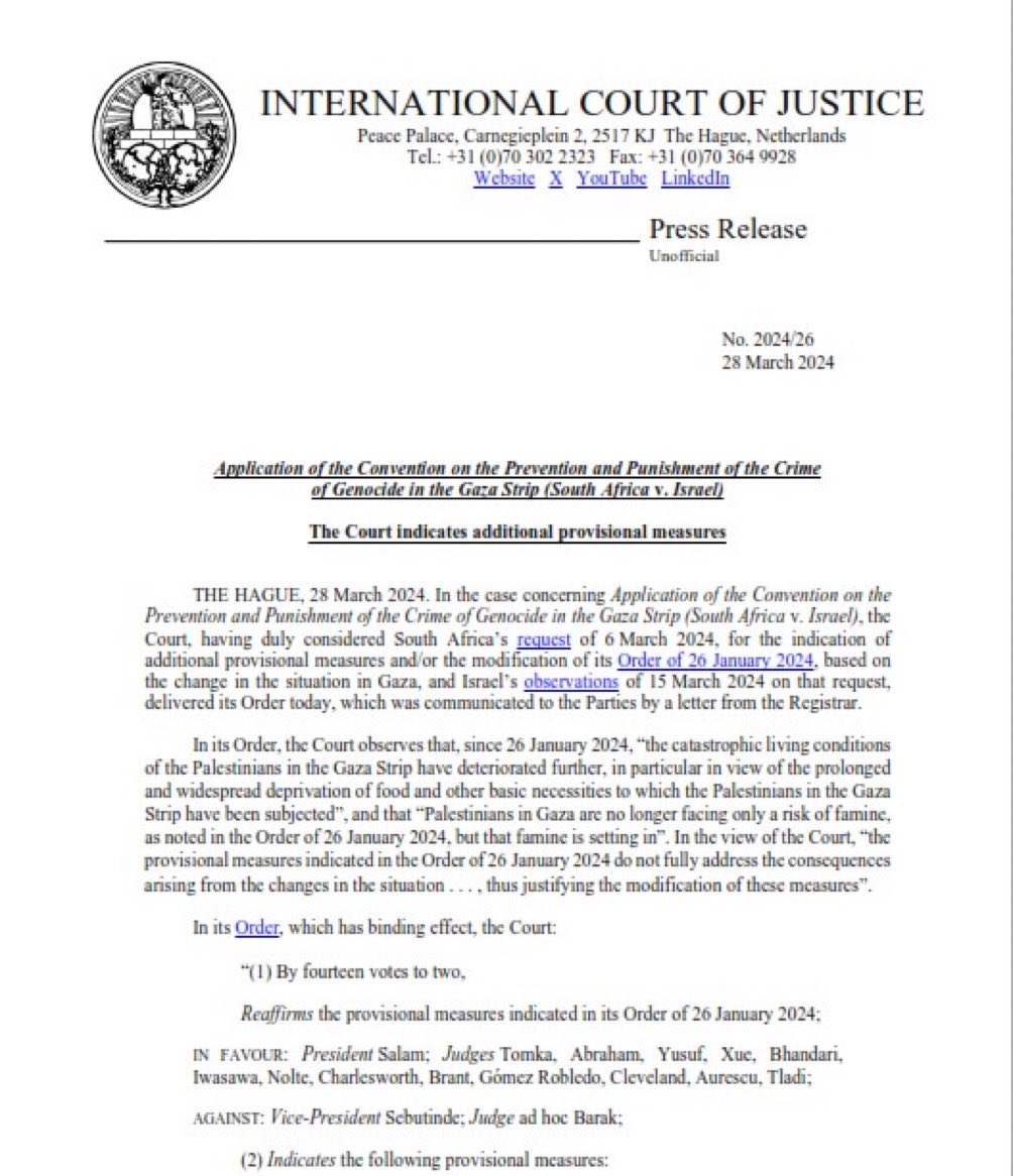 Given Israel’s continued mass killing and mass displacement of Palestinians in Gaza while using starvation as a weapon of war and destroying the little remaining infrastructure in defiance of #ICJ orders and the UNSC resolution,why not suspend Israel from the UN General Assemby?