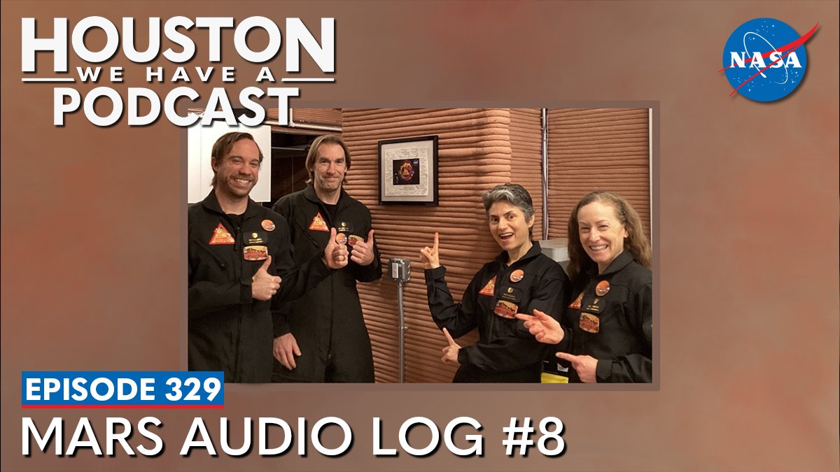 NASAJohnson's tweet photo. 8 months down, 4 to go!

On this week’s #HWHAP, the CHAPEA crew checks in on their eighth month in a Mars simulated habitat and a NASA biostatistician discusses the process of analysis, interpretation, and presentation of scientific data. https://t.co/pkF0zIhL3s https://t.co/eTvewEfjoT