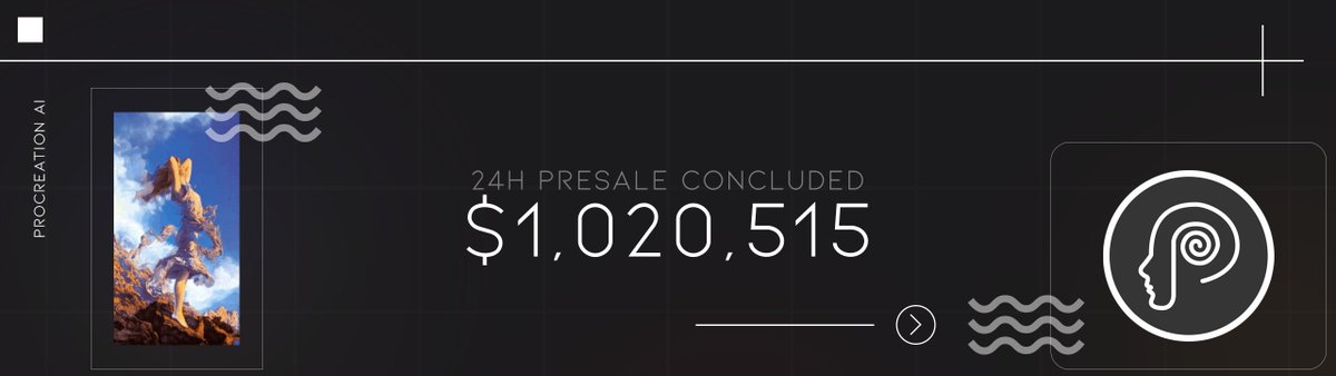 The Procreation Presale is COMPLETE! Do not send any more SOL. Total raise: $1,020,515 24 - 48 hours till launch...