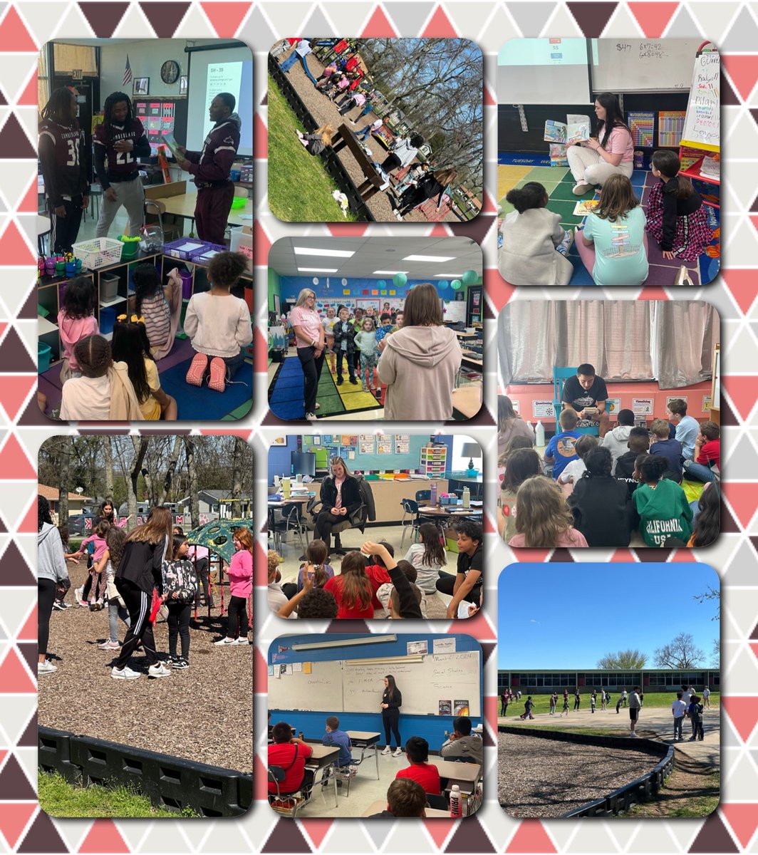 THANK YOU @GoCUPhoenix for coming to hang out with our kiddos!! They were playing kickball, participating in math wars, & reading books to our students!! It was a great way to end our week!! ❤️ #SHEtales #SHElovesCU