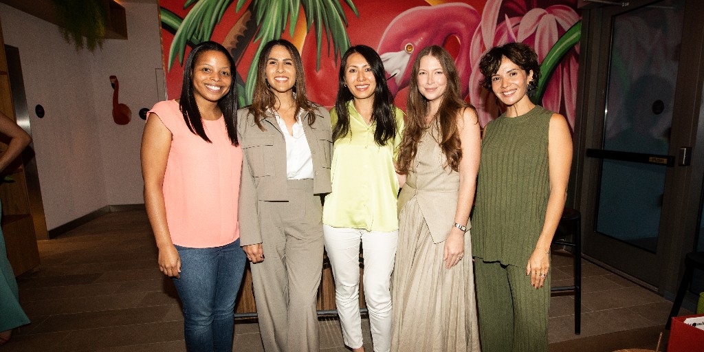 Thank you to everyone that joined us at the @VentureMiami x citizenM Tech Mixer this Wednesday! We had a blast celebrating Women’s History Month with these trailblazing women – @diannacohen, @crownaffairhq and Valeria Alvare. Got FOMO? Stay tuned for more events coming soon.
