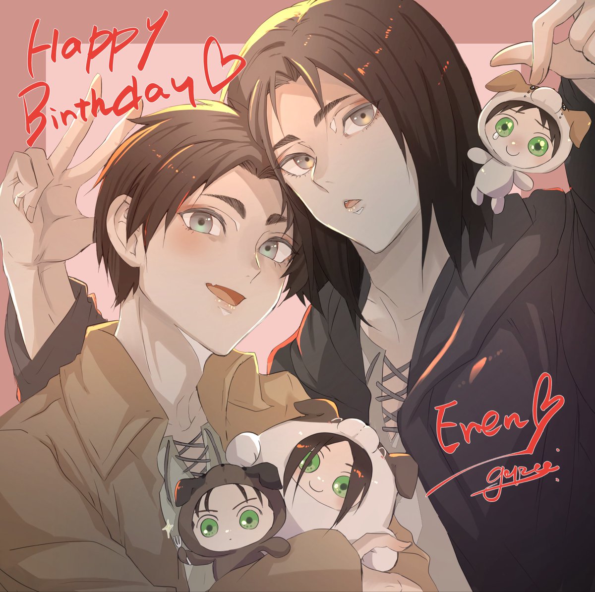 大好きおめでとう❣️
#エレン生誕祭
 #エレン・イェーガー生誕祭2024