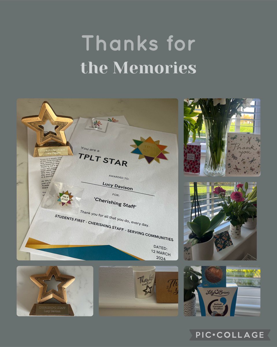 A lovely end to Term 4 and my Learning Mentor maternity cover role. A huge ‘Thank you’ to all the lovely staff, families and children that I have had the privilege to have worked with this past year. @StAnnes_EHS @_TPLT_