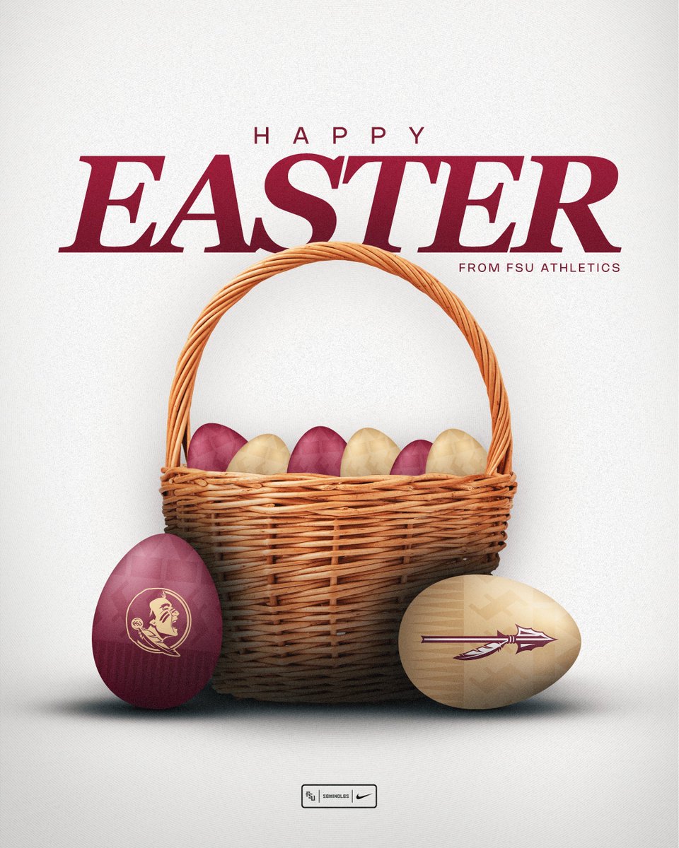 Florida State Athletics wishes 𝐘𝐎𝐔 a 𝐇𝐚𝐩𝐩𝐲 𝐄𝐚𝐬𝐭𝐞𝐫 🐣