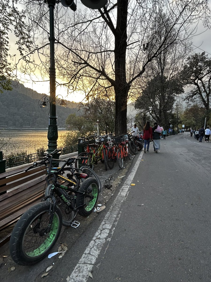 Nainitaal with bicycle rental at the Lake. #sustainable #tourism #Uttarakhand