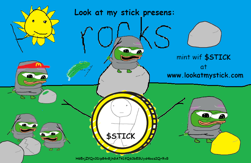 Use <a href="/Backpack/">Backpack 🎒</a> wen minting a Rock - seems to work best. 

ty ily
