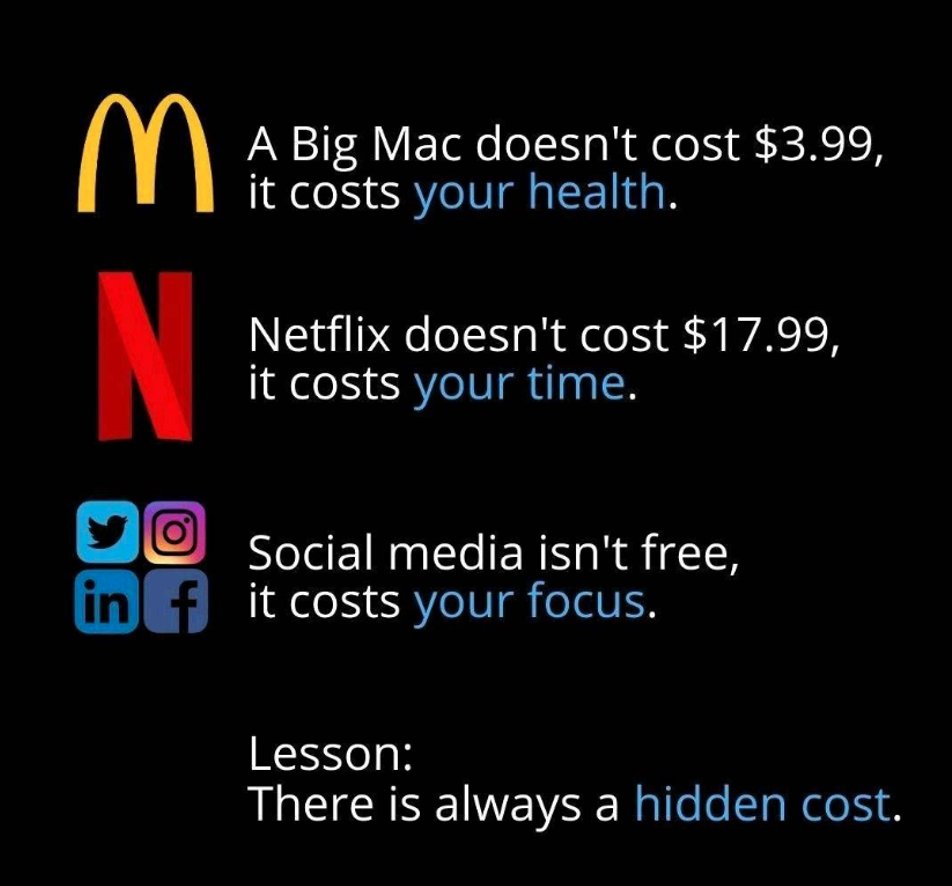 QCompounding's tweet photo. Hidden costs: https://t.co/HnYXwfESCy