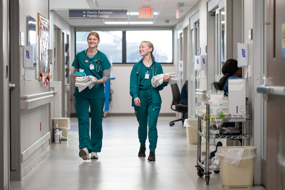 NDSU Nursing at Sanford Health in Bismarck offers three different tracks of personalized education and smaller class sizes. Nursing graduates from NDSU are in high demand, boasting a 97% employment rate with an average salary of $67,000. Read more: t.ly/_rB9g