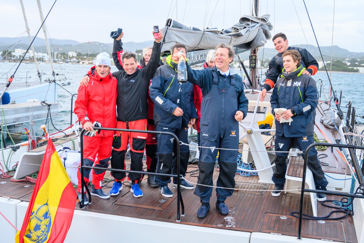 ⛵ El ganador Tiempo Real de la 36 edición de la ruta de la Sal versión Denia es la embarcación Aviador, First 53 de Gabriel Medem, del R.C.M. Sotogrande. Tiempo invertido 13h 12m 31s
<a href="/TurismeBalears/">Turismo Illes Balears</a>  <a href="/Ibiza_Travel/">Ibiza.travel</a> 

✅ Clasificaciones provisionales  ▶ larutadelasal.com/resultados_eda…