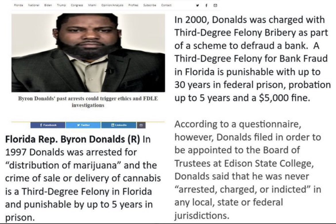 @ByronDonalds Can you help other DRUG DEALERS get their records sealed, expunged and elected to Congress like you, Byron??