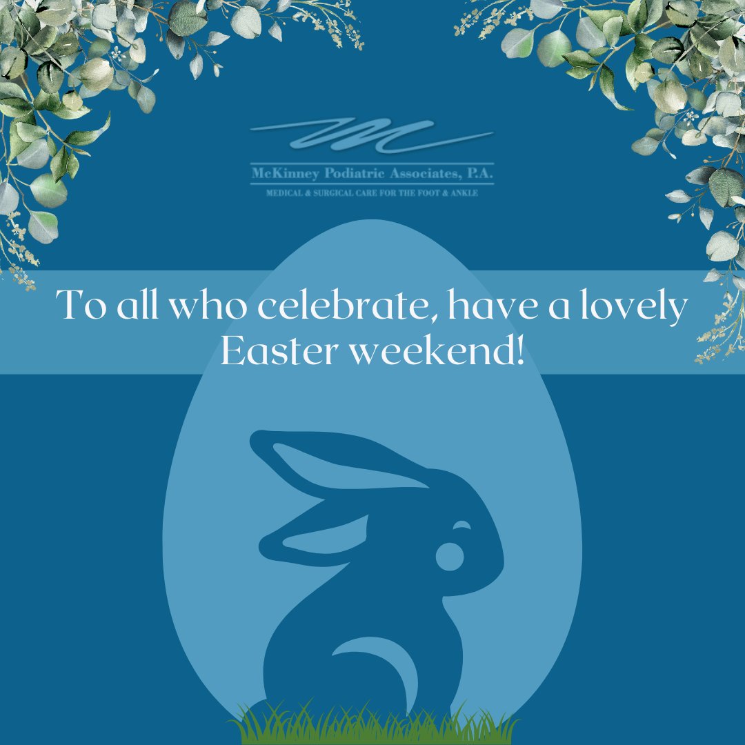 Enjoy some family time this weekend!
.
.
.
#family #Easter #EasterSunday #easteregghunt #easterbasket #easterweekend #podiatrist #podiatry #podiatrist #footandanklespecialist #podiatrypractice #bestpodiatrists #podiatristsintexas #texaspodiatry #McKinneyPodiatricAssociates
