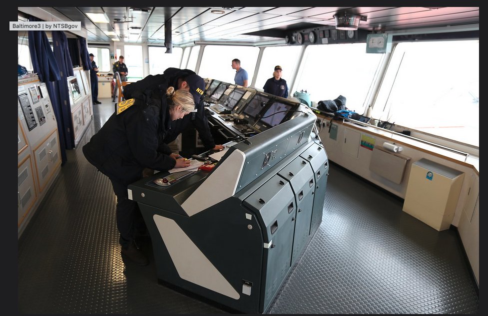 On the bridge of the container ship Dali, 4 minutes from disaster, there's one critical moment we haven't heard about yet. The very moment the ship lost power the 1st time. What did the pilot do, right then? His first thought, apparently, was safety — the bridge looming ahead.