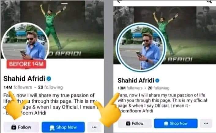 #شاہد_آفریدی کے فالوورز میں کم کرنے کا ٹرینڈ شروع اب تک ایک میلین کم ہوگئے 😁
انشاء اللہ سافٹ ویئر اپڈیٹ کرلیں گے 😁💪..
#ImranKhan804 #ShaheenAfridi
