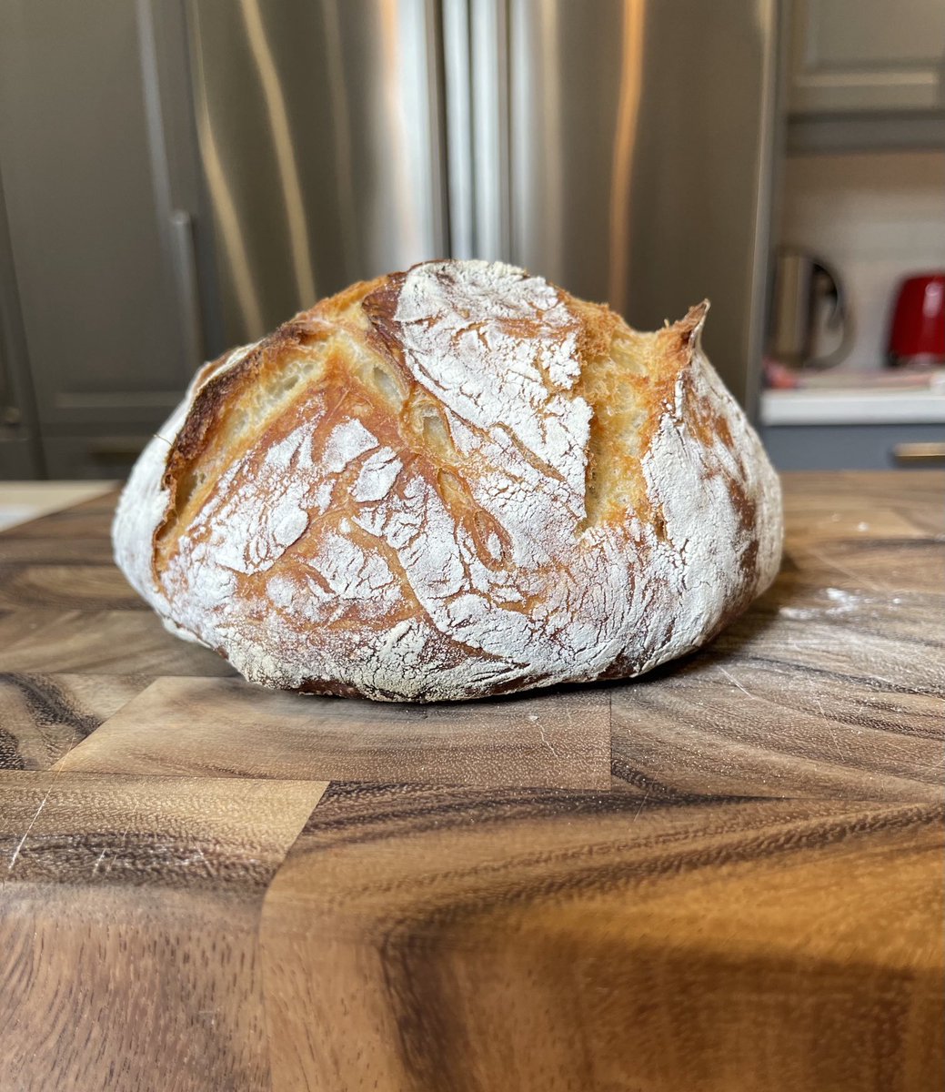 Worth experimenting with dough rising for that famous New York no-knead bread recipe. This one is by rising the dough in the fridge for 4 days. It is a completely different taste from the regular 12-18 hour option. Way better, more subtle…