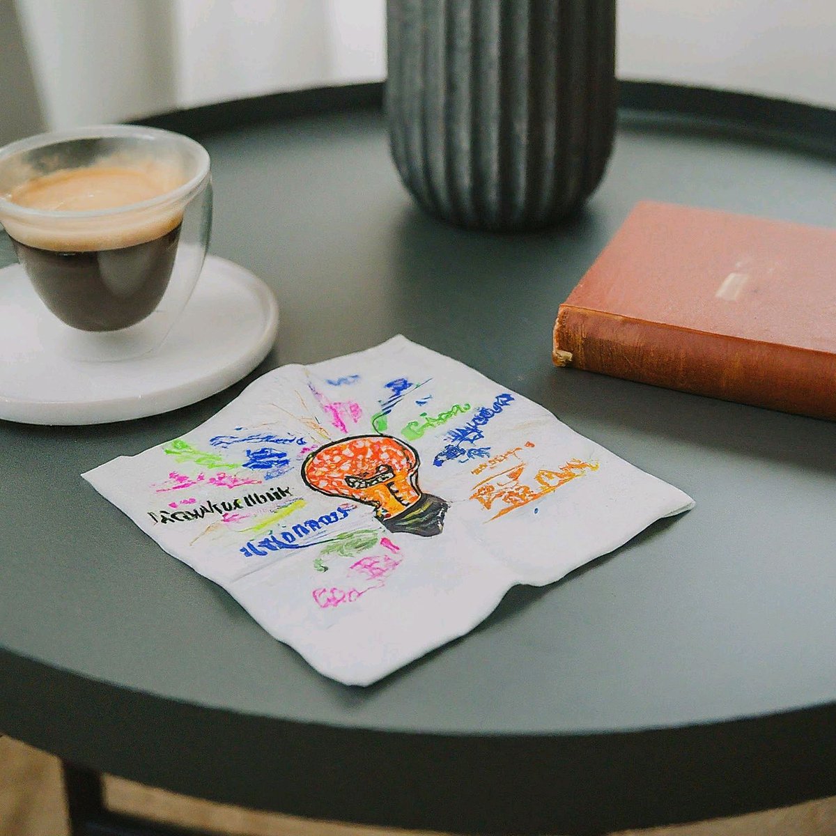 Sometimes the best business plans are written on a napkin with a half-empty coffee cup. (Source: Adaptability is key!)