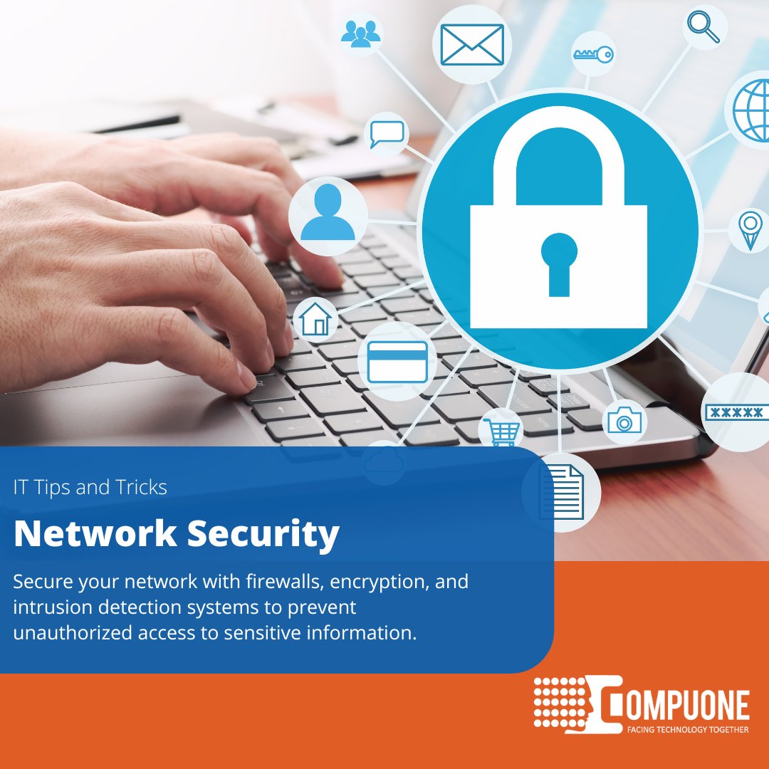 CompuOneCorp's tweet image. Fortify your digital stronghold with network security essentials 🔒 From firewalls to encryption, ensure your network remains impenetrable.
#NetworkSecurity #CyberDefense #FirewallProtection #Encryption #IntrusionDetection #DataProtection #DigitalSecurity #Cybersafety #Itsecurity
