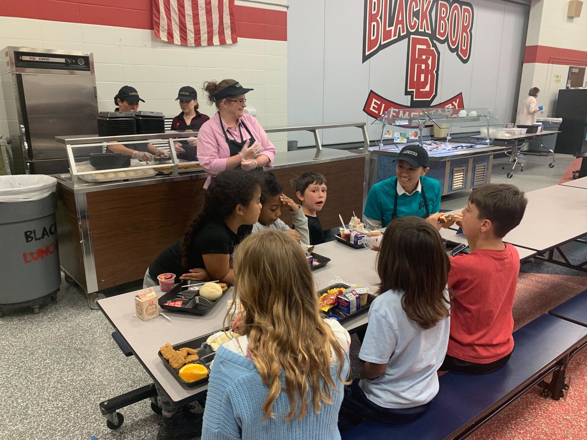 RepDavids's tweet photo. Today is the last day of #NationalNutritionMonth, and I’m thinking about the time I got to serve lunch at a local elementary school!

Ensuring our kids can access healthy meals is vital for their growth and success. https://t.co/nCBxGJgKFz