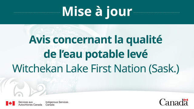 La Witchekan Lake First Nation a rétabli l'accès à l'eau potable pour 62 foyers après avoir réparé son système public d'approvisionnement en eau. Le chef et le conseil ont levé l'avis à court terme concernant la qualité de l'eau potable. ow.ly/Mbyw50R4wZ1