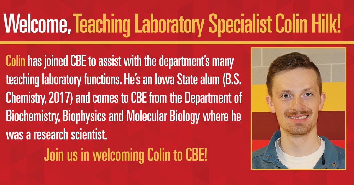 Iowa State Chemical and Biological Engineering (@ISU_CBE) on Twitter photo 2024-03-29 15:30:30