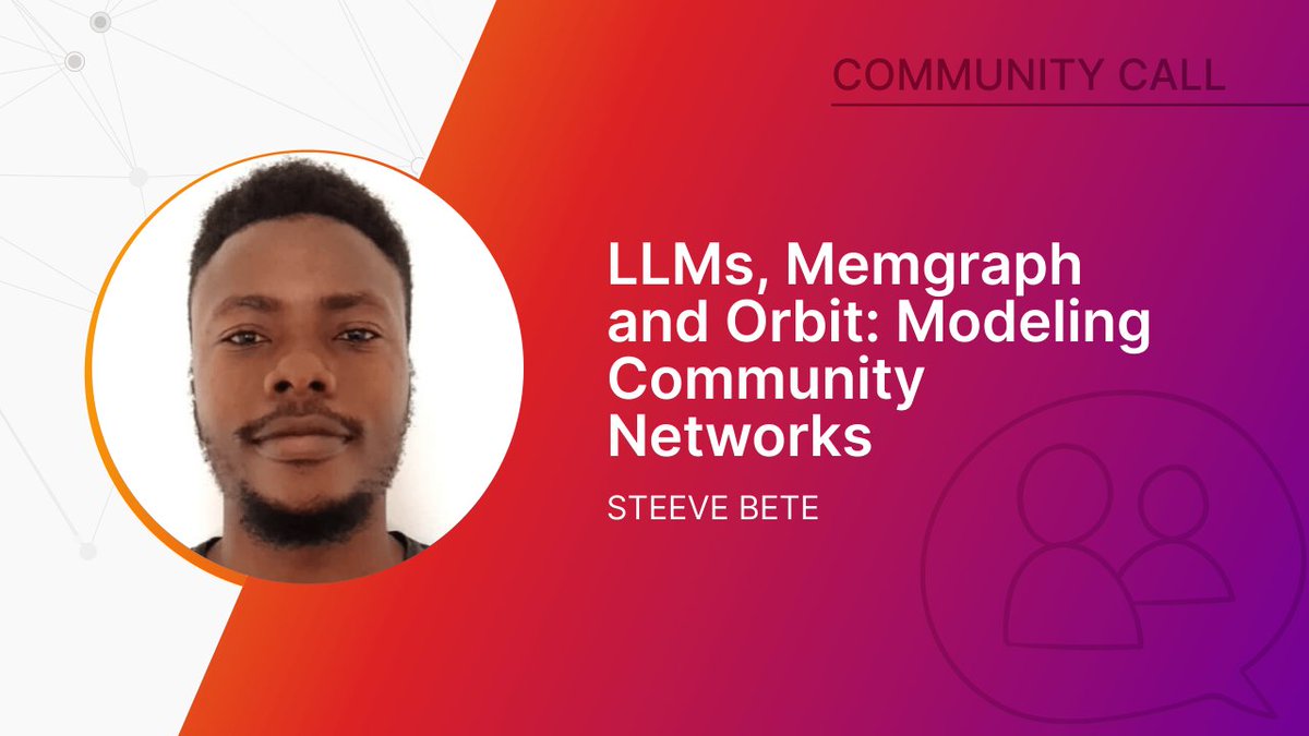 🚀Good News: We’re back with another #memgraph Community Call! This time we’ll uncover the secrets behind online communities using Large Language Models (LLMs). Register now and join the conversation: memgr.ph/modeling-onlin… #memgraphdb #LLMs #GenAI