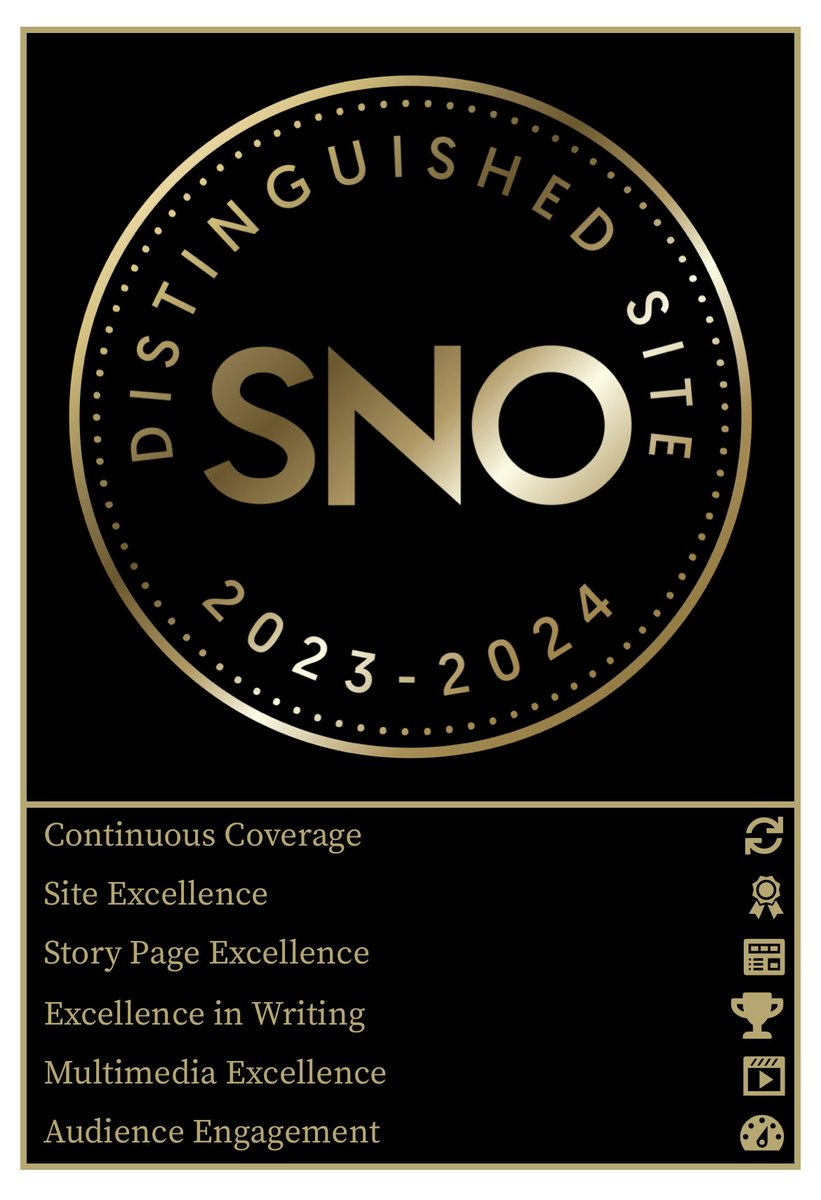 It’s a Good Friday to be an engineer! We did it!! 👏🏼 Distinguished Site for the year! Thank you <a href="/BestofSNO/">Best of SNO</a> <a href="/schoolnewspaper/">SNO Sites</a> 🎉