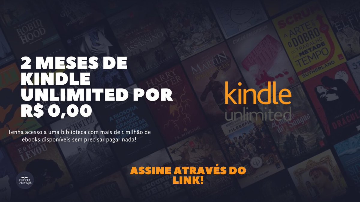 CORRE QUE LIBEROU!!! 🚨🚨🚨

2 meses de Kindle Unlimited totalmente GRATUITOS!!!
Tenha acesso a mais de um milhão de e-books sem custo adicional.

amzn.to/3TY6Kkm
amzn.to/3TY6Kkm

Está aparecendo promoções variadas, verifique! ✅