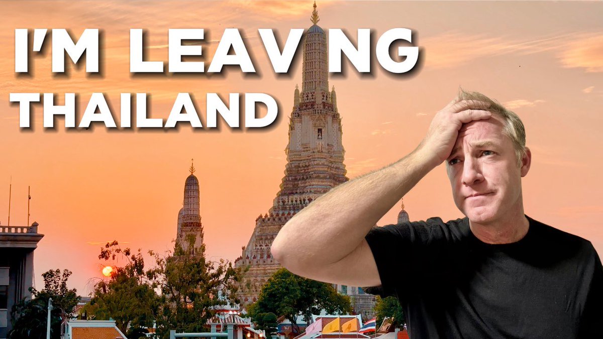 I’m Leaving Thailand 🥲 New video on YouTube youtu.be/XIYRnbiYvKc?si…