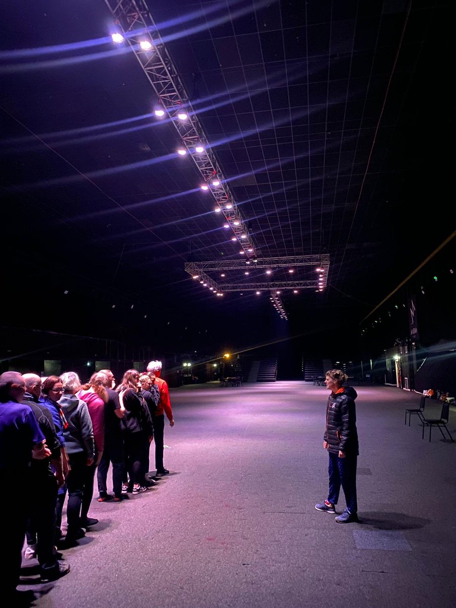 At half term our AD ⁦@LucyHaighton⁩ combined ThirdBiteDance ⁦@50_CDS⁩ & @Dance_to_Health dancers for #ParticleShrine at Magna, Rotherham