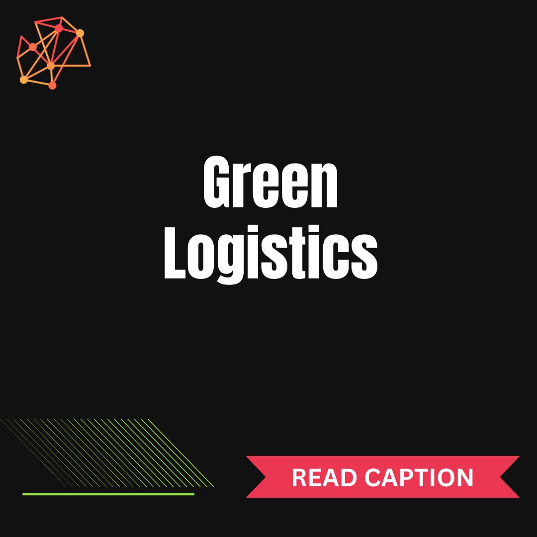 #GreenLogistics, also known as sustainable logistics or eco-friendly logistics, refers to the practice of minimizing environmental impacts and promoting sustainability in logistics. It involves reducing carbon emissions, conserving natural resources, and optimizing transportation