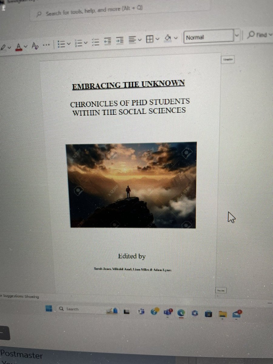 Really happy to share the news that our Edited Collection book 📕 titled ‘Embracing the Unknown: Chronicles of PhD Students within the Social Sciences’ with @Lynesey89 , @MikahilAzad and Sarah Jones has been submitted to @policypress for publication soon!