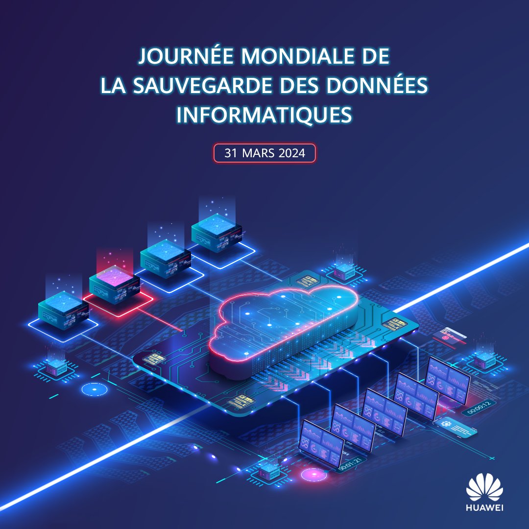 HuaweiNA's tweet photo. 🔐Le 31 mars, nous célébrons la Journée Mondiale de la Sauvegarde des Données Informatiques. #HuaweiNA a construit une plateforme de communication et de coopération par l'intermédiaire des 2 Centres Mondiaux de Transparence de la #Cybersécurité et de Protection de la Vie Privée. https://t.co/9uBJV3b0pX