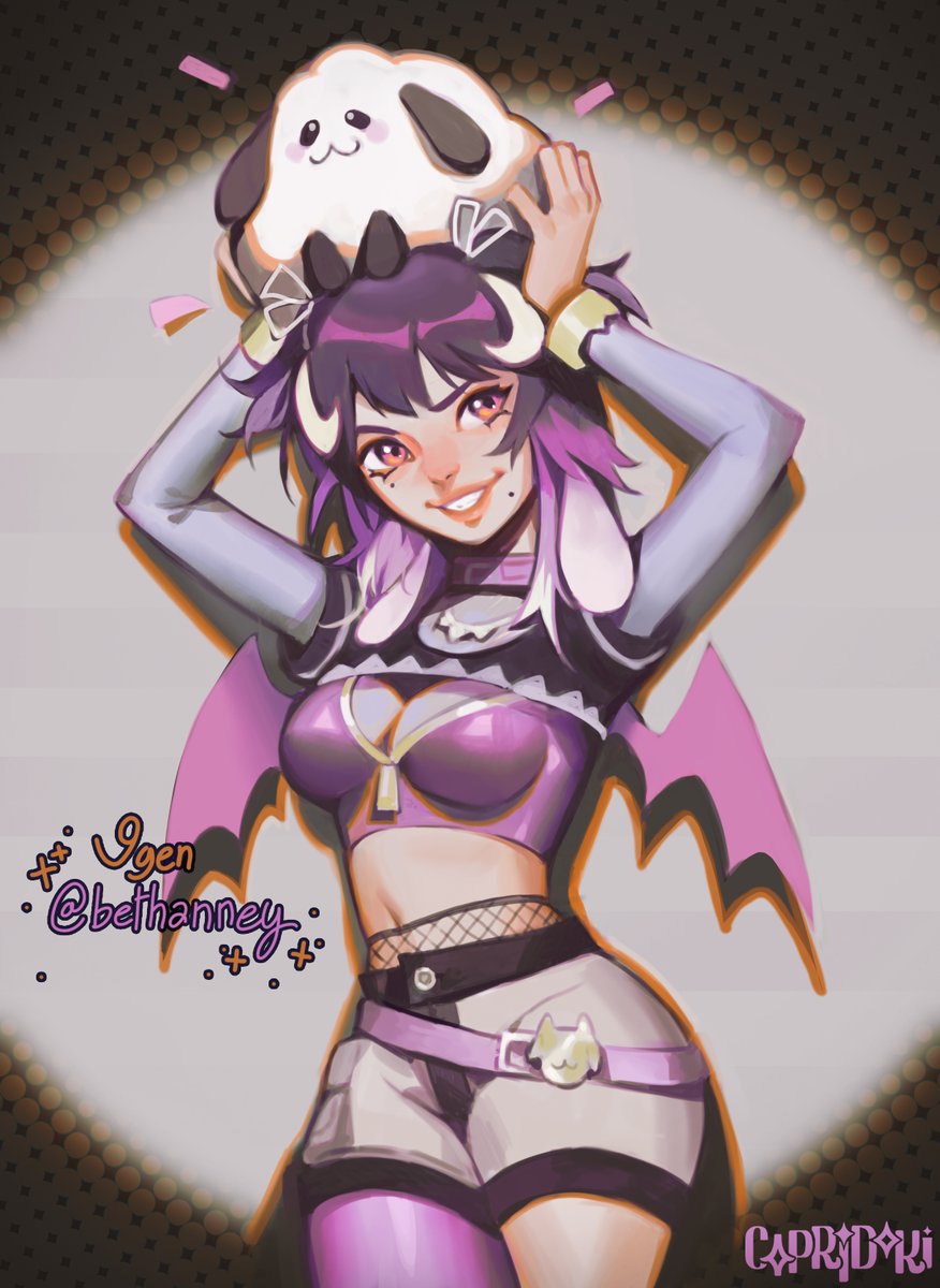 First Vgen commission I did!! Super excited about the platform! Character belongs to <a href="/bethomett/">beth 👾⚠️</a>