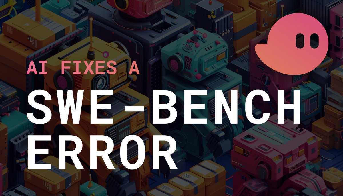 Watch Goast.ai fix a SWE-Bench error using only the stack trace: youtu.be/uhfXve406rg?fe…