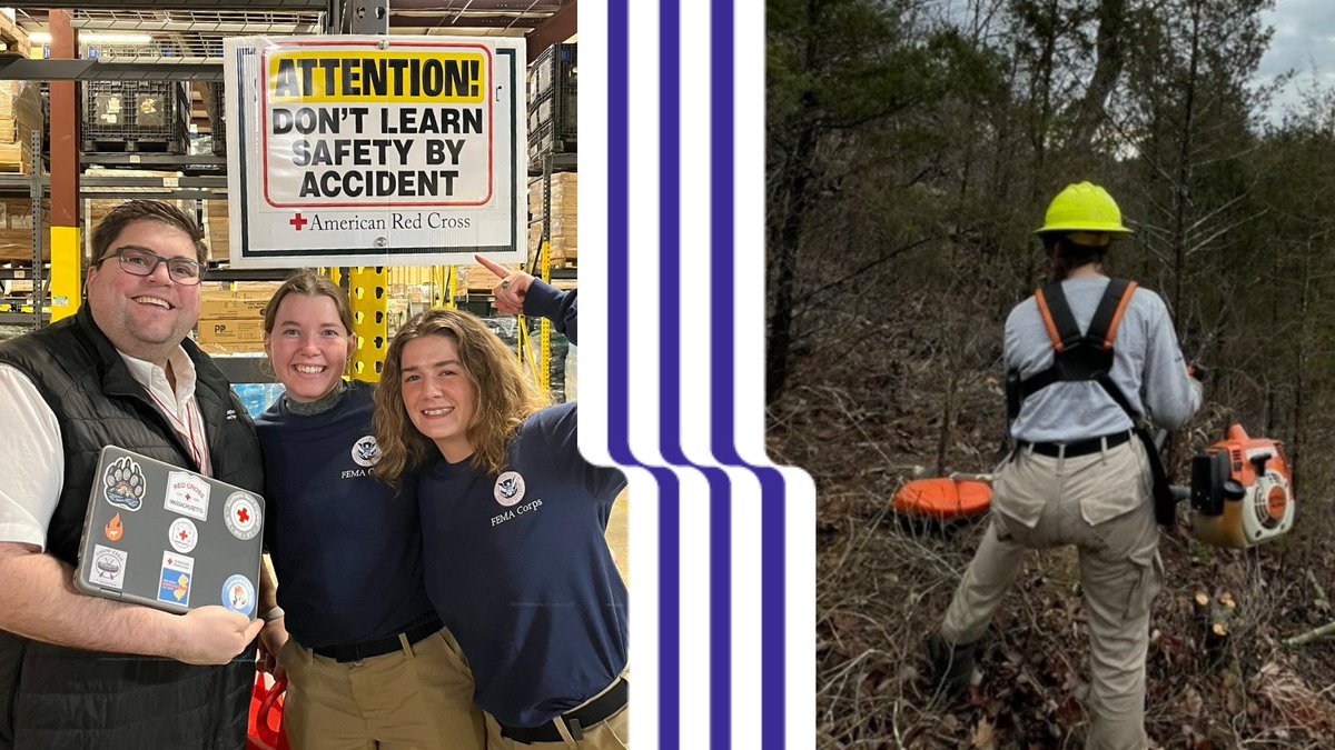 Happy Friday! This week we see @AmeriCorps NCCC members serving alongside the American Red Cross, in addition to trail and glade restoration. Making a difference begins with applying to #AmeriCorpsNCCC! ⏰Summer applications are due on Sunday. bit.ly/NCCCProgramLis…