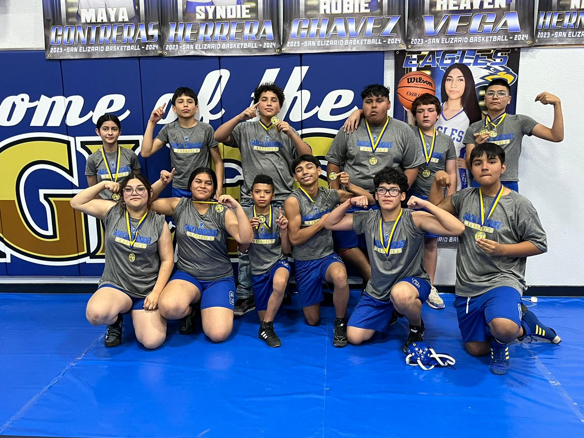 Almost 15 years since San Elizario ISD hosted a wrestling tournament!!! GEMS wrestling brought it back with a vengeance and brought the hardware! Great job @daharrisons and SEHS wrestlers for a great job!