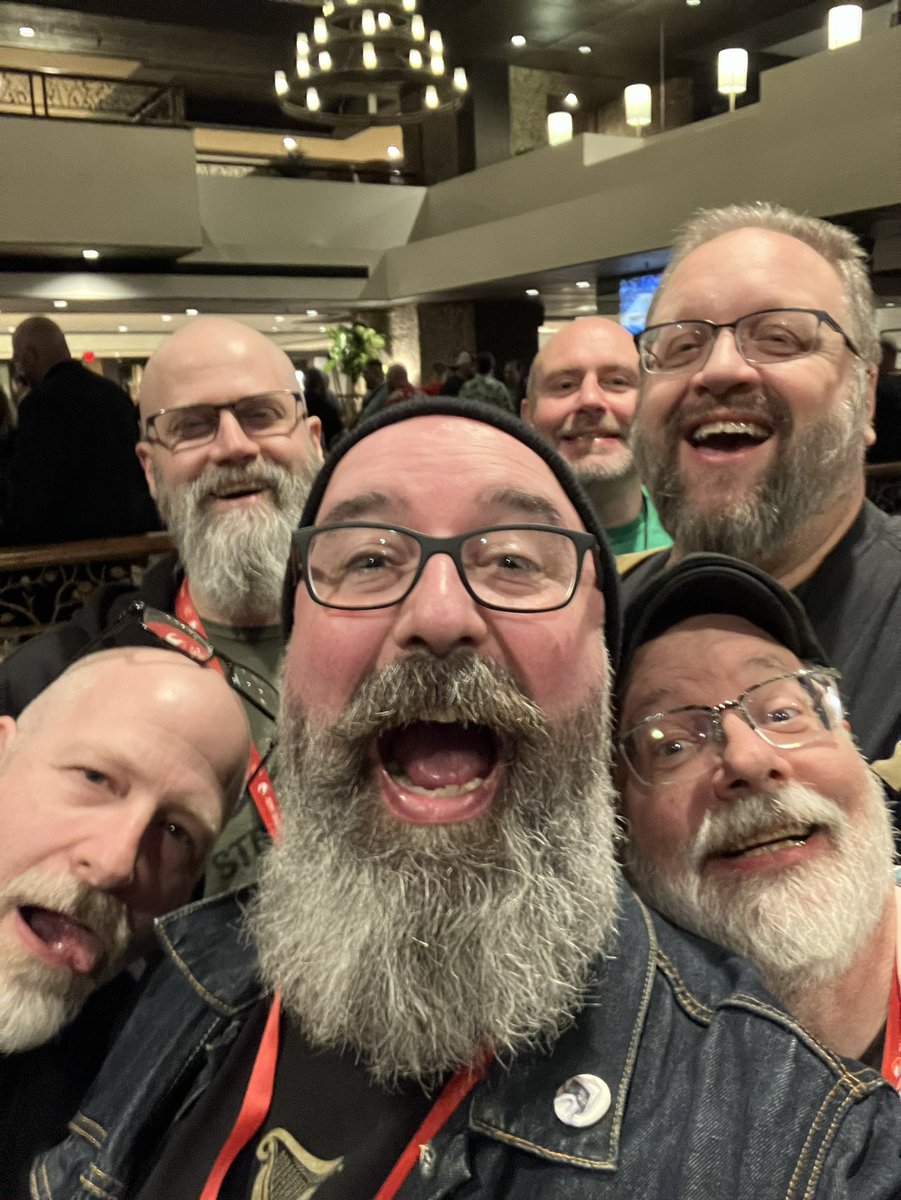 OriginalGrogna1's tweet photo. This morning I’m having that happy type of sad, you get when you realize it’s a year until the next #GaryCon
Missing you all already, can’t wait till we meet again!
#gamingwithfriends #ttrpgcommunity #rpgfamily https://t.co/3o5HaBHHUo