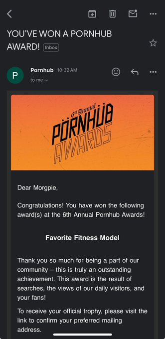 WHAAT THANKS @Pornhub 💗💗💗💗 Sad to have missed it 😭😭😭 https://t.co/4PG5ACZvBZ<a class="tags" href="/tag/pornhub">@pornhub</a>