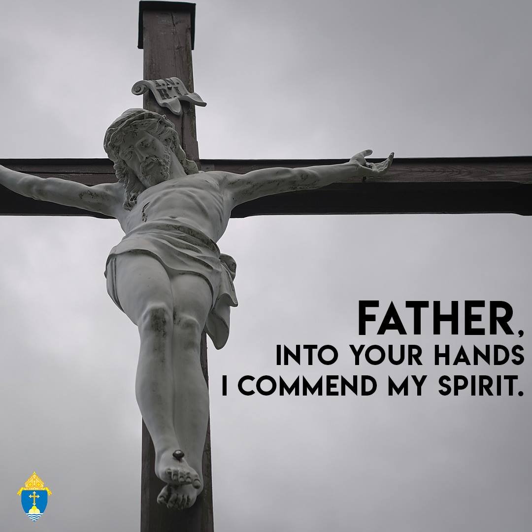 HolyFamilyDux's tweet photo. “Come, all you who pass by the way, look and see whether there is any suffering like my suffering." - Lam 1:12 #GoodFriday https://t.co/X8lsU7LcsJ