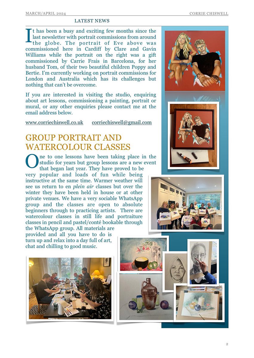 #newsletter10 #art #portraiture #symbolisminart #cardiff #cymru #portread #symbolism #artclasses #originaloil