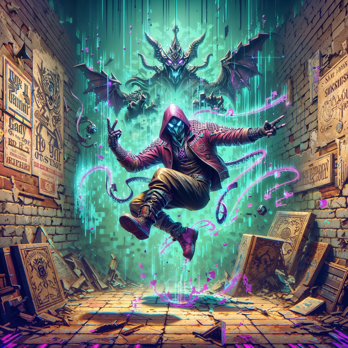 One of my favorite artists is back!  <a href="/NeuromindArt/">Neuromind 👁</a> minted a new collection on SEI w/ <a href="/OrkleNFT/">Orkle</a>