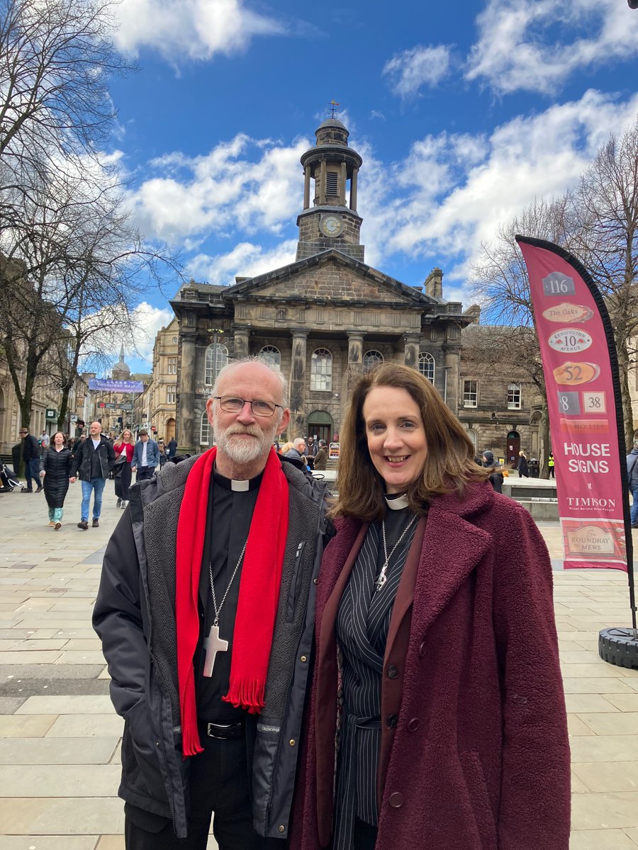 Always a delight to be with my friend the RC Bishop of Lancaster Great to minister together at the Churches Together in Lancaster Good Friday walk today @ChurchesEngland @cofelancs