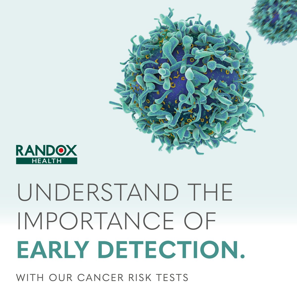 Early detection of cancer can be lifesaving. We stress the importance of preventative health checks at any stage of life. Find out more about cancer risk testing today at randoxhealth.com #cancer #cancerrisk #cancerawareness #cancergene