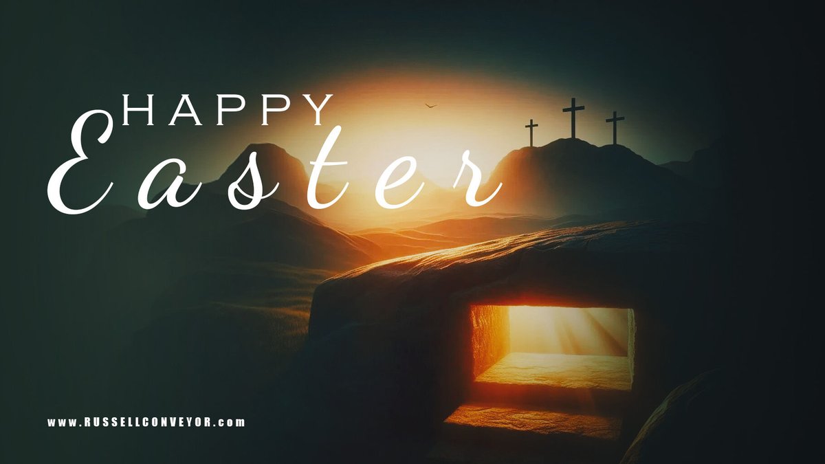 Wishing everyone a joy-filled Easter from all of us at Russell Conveyor! May your day be filled with love, laughter, and moments of remembrance for the true meaning of this special day. #HappyEaster #RussellConveyor #EasterJoy