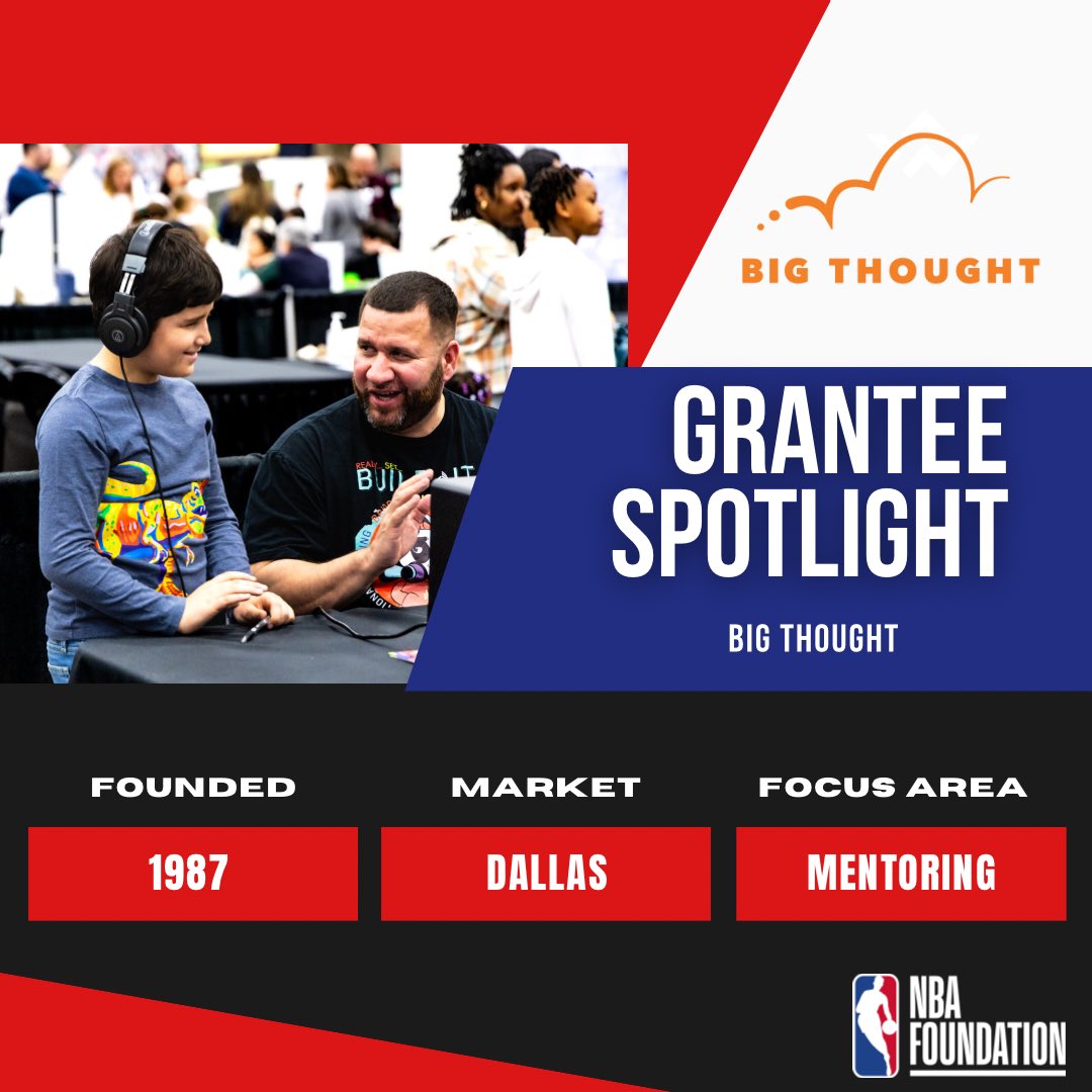 Founded in 1987, Big Thought is a Dallas based organization that is dedicated to youth empowerment 🥳👏 As an impact nonprofit, Big Thought closes the opportunity gap by equipping all youth in marginalized communities with the skills and tools they need to imagine and create…