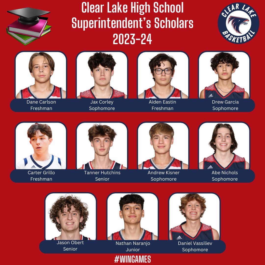 Our Program strives to instill the #WinGames mentality in our guys.  #WinGames does not just stand for basketball. It stands for the classroom, the community, the job, the family - it's the game of life. Big congrats to these 11 guys that are winning in the classroom.