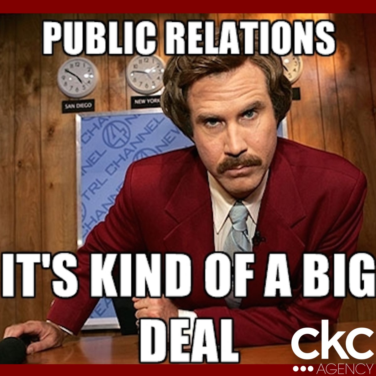 #FridayFunnies Everyone knows you can trust Ron Burgundy! #PR #publicity #toptalent #realresults