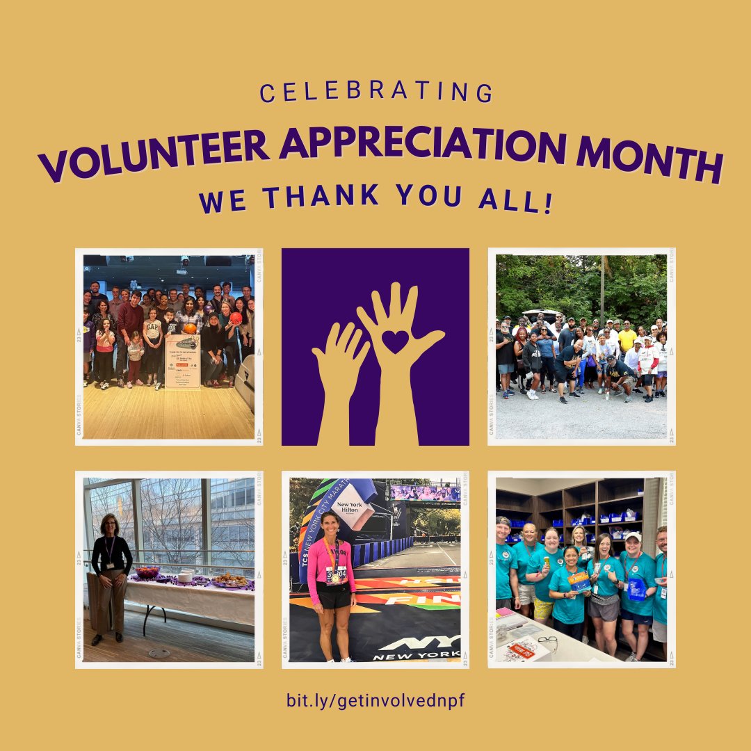 April is Volunteer Appreciation Month, #NPF honors the invaluable contributions of volunteers who support those affected by pancreatic diseases. bit.ly/getinvolvednpf #nationalpancreasfoundation #volunteerappreciationmonth