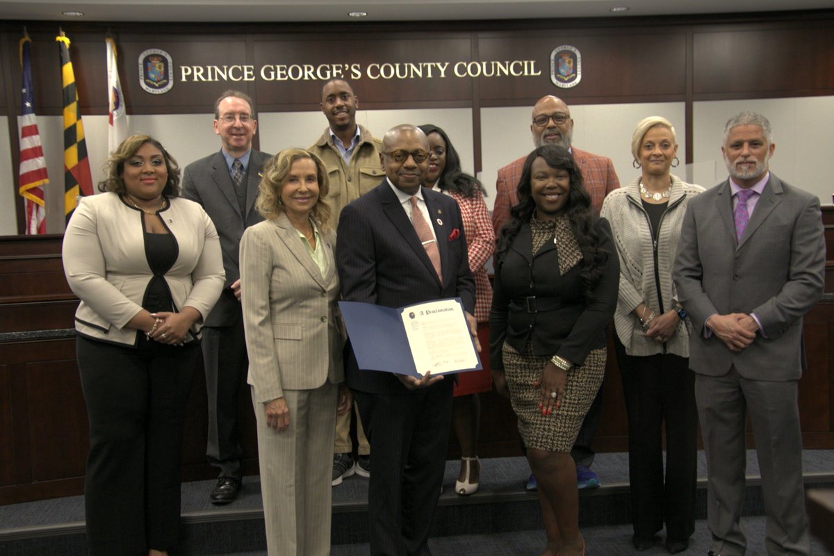 It's officially #RedCrossMonth in #PrinceGeorgesCounty! Keith Perry, executive director of the Red Cross of Southern Maryland, was honored to accept a Red Cross Month proclamation from @PGCCouncilMedia this week on behalf of #RedCrossNCGC. Thank you! #HelpCantWait
